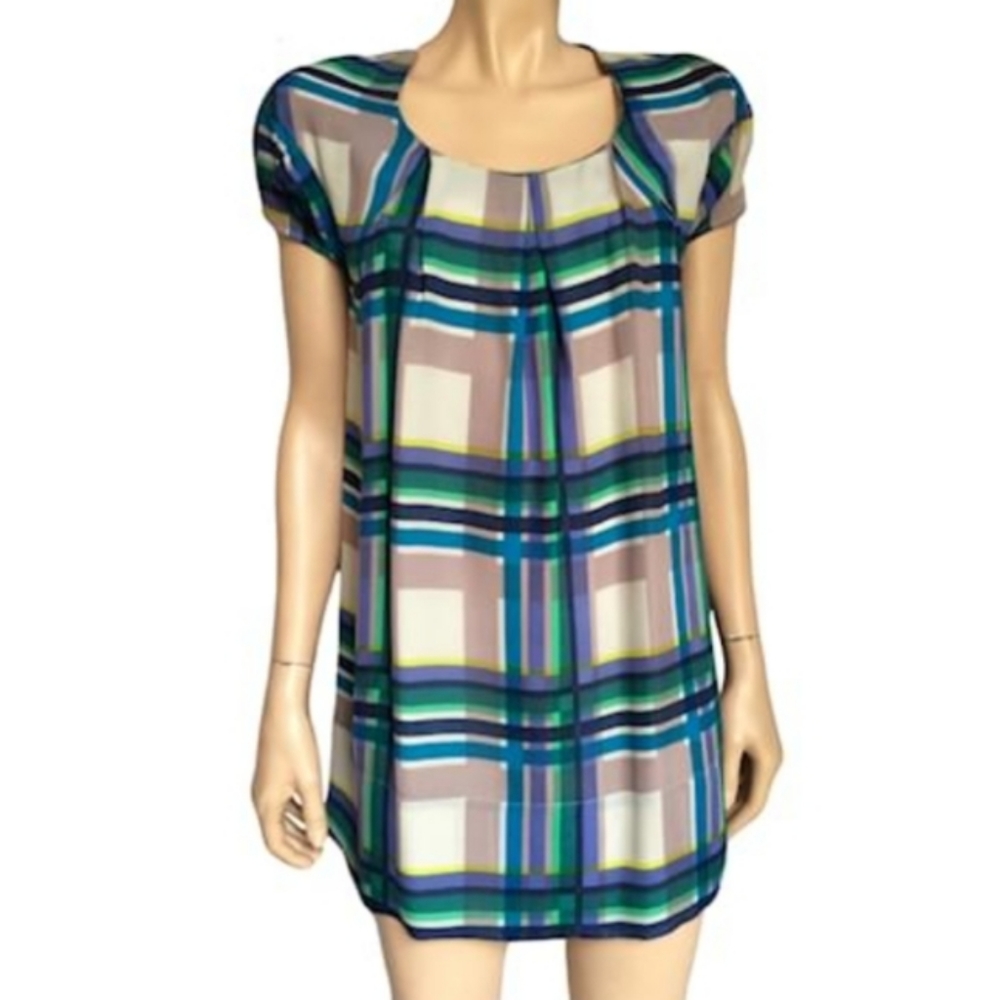 Marque Madison Plaid Short Dress